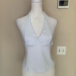 Intimately FP- Halter top. White -M